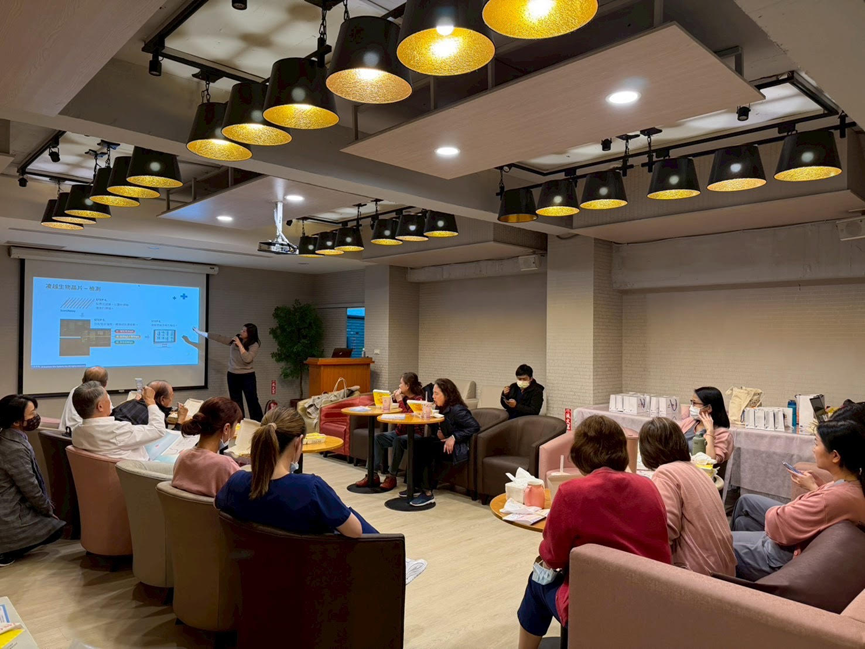 凌越生醫與醫療院所合作舉辦過敏原檢測與過敏管理教育說明會現場